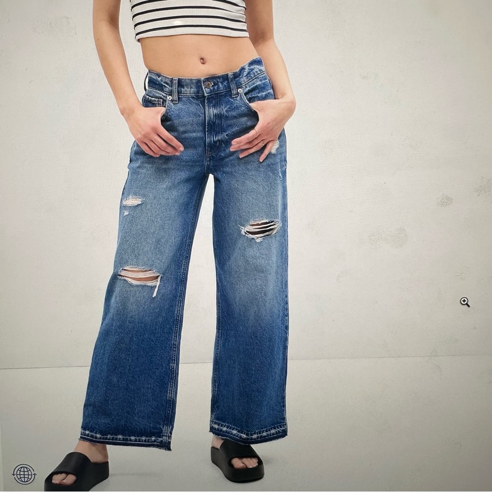 Gap Low Rise Wide Baggy Jeans NWT